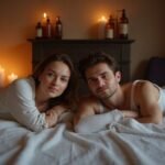 Sexkontakt Thüringen: So findest du diskrete Abenteuer in deiner Nähe Ein entspanntes Paar genießt eine Paarmassage in einem gemütlichen Studio