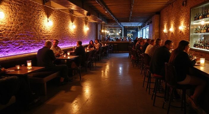 Eine elegante Lounge mit gemütlichen Sitzbereichen und anregendem Ambiente. Eine elegante Lounge mit gemütlichen Sitzbereichen und anregendem Ambiente.